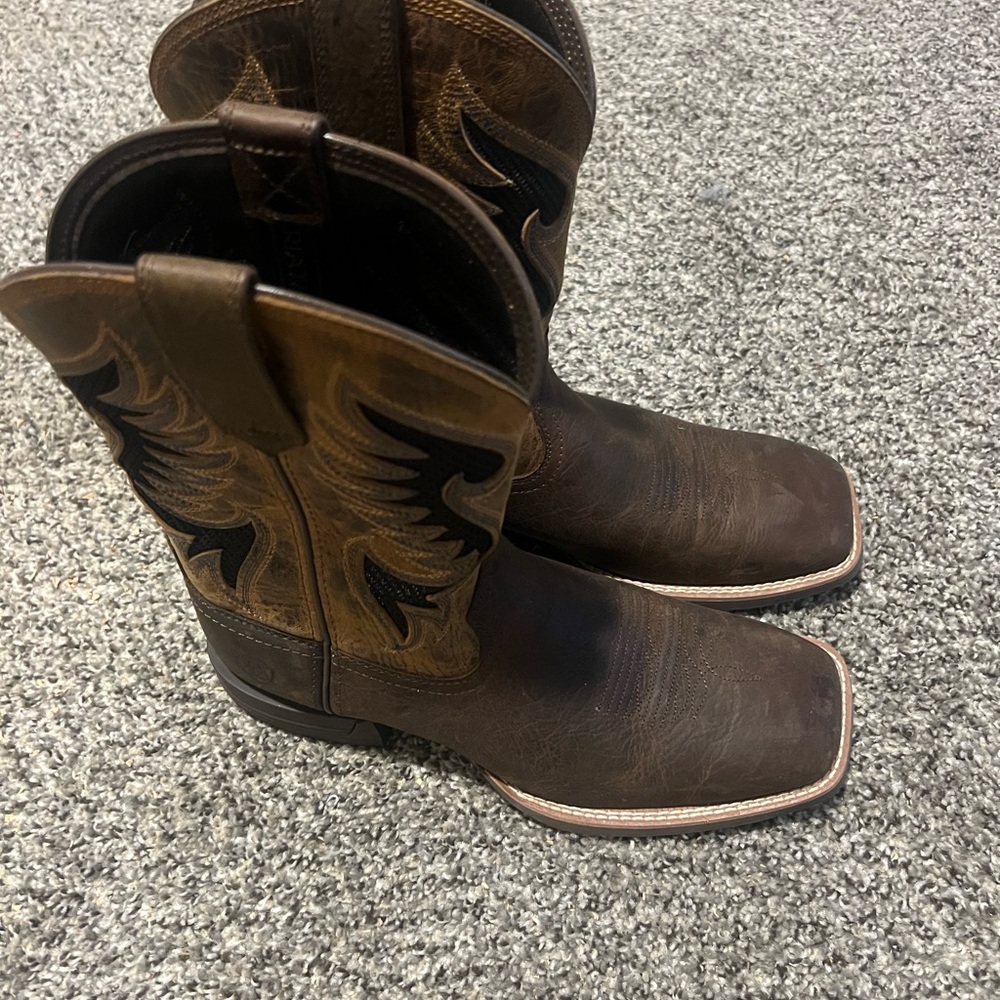 Ariat square toe boots